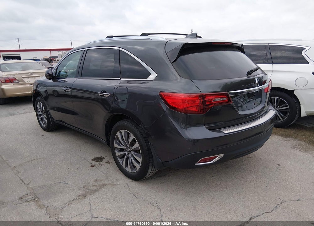 2014 ACURA MDX TECHNOLOGY PACKAGE VIN: 5FRYD3H40EB016352