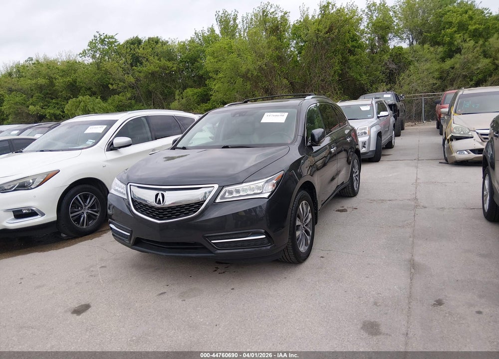 2014 ACURA MDX TECHNOLOGY PACKAGE VIN: 5FRYD3H40EB016352