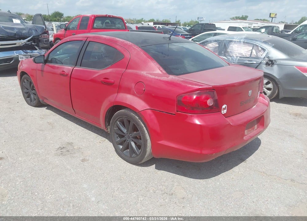2014 DODGE AVENGER SE VIN: 1C3CDZAG9EN117186