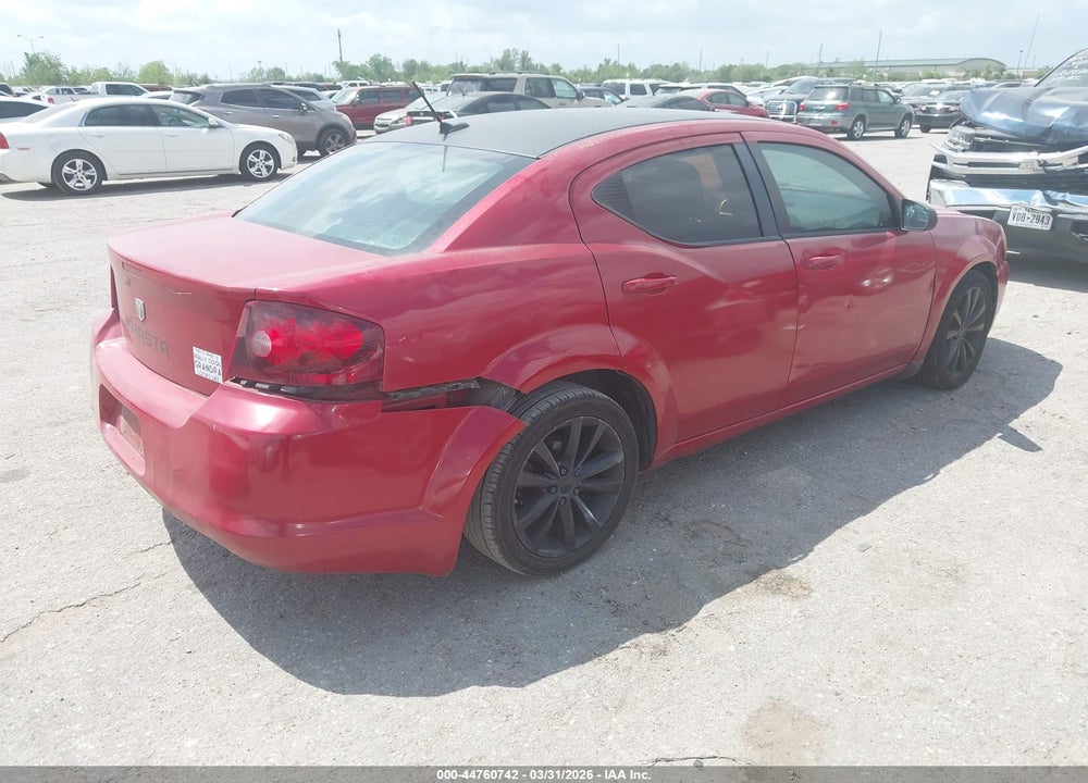2014 DODGE AVENGER SE VIN: 1C3CDZAG9EN117186