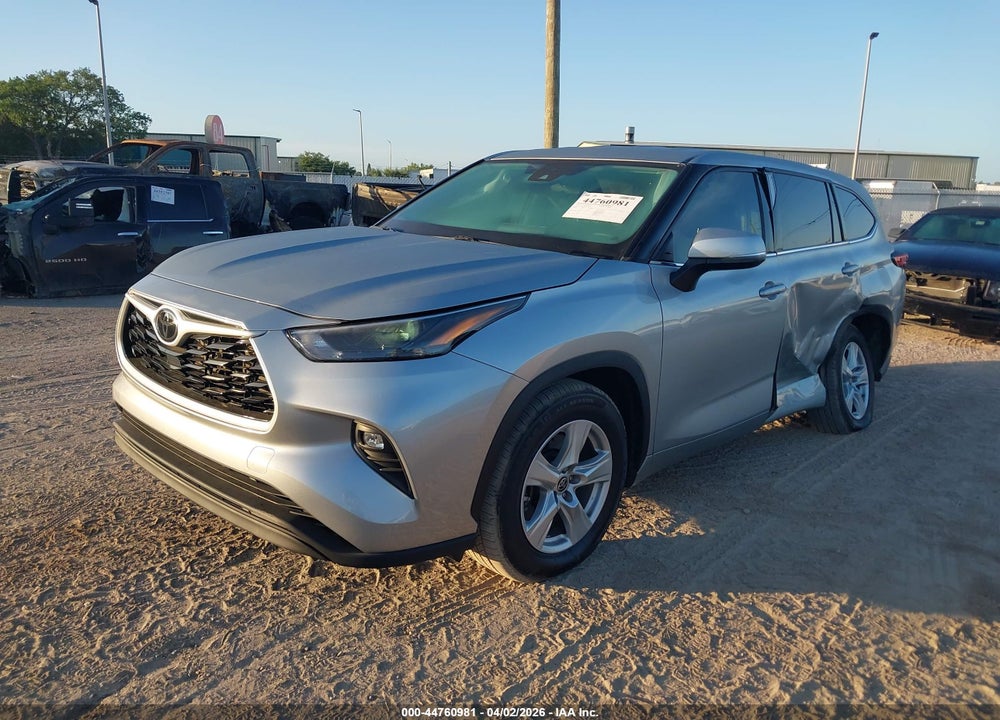 2022 TOYOTA HIGHLANDER LE VIN: 5TDZZRAH4NS557116