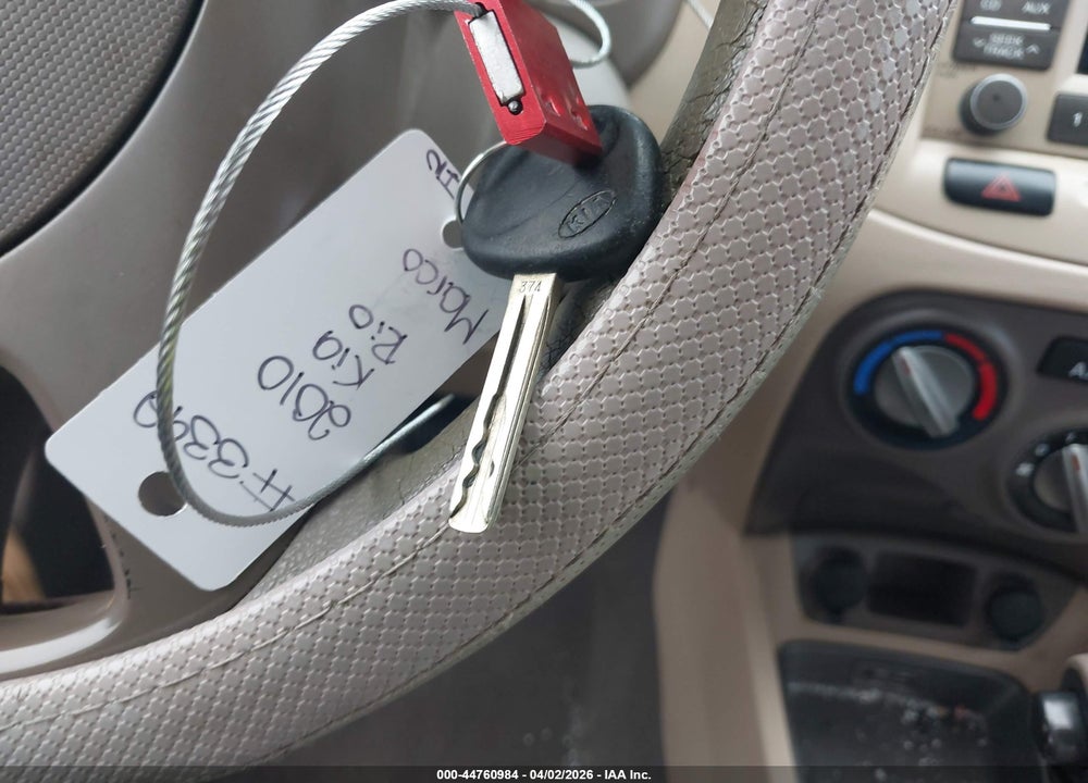 2010 KIA RIO LX VIN: KNADH4A3XA6654459