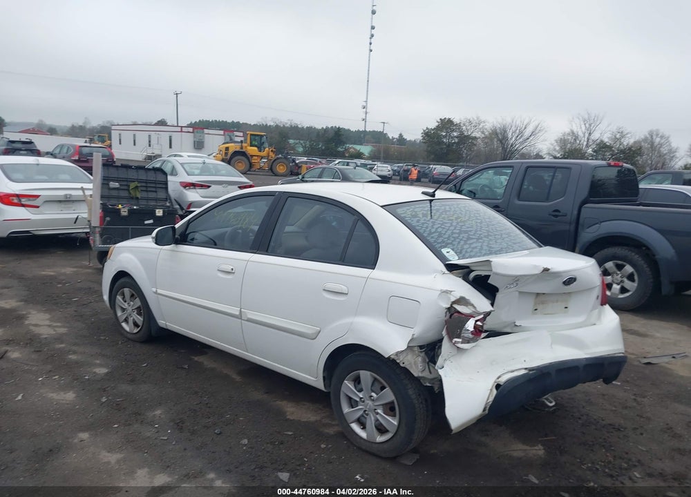 2010 KIA RIO LX VIN: KNADH4A3XA6654459