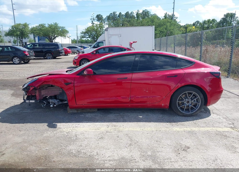2022 TESLA MODEL 3 LONG RANGE DUAL MOTOR ALL-WHEEL DRIVE VIN: 5YJ3E1EB9NF256550