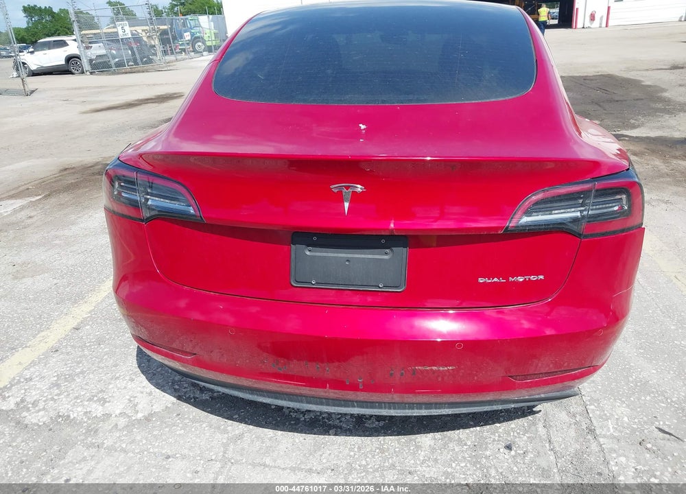 2022 TESLA MODEL 3 LONG RANGE DUAL MOTOR ALL-WHEEL DRIVE VIN: 5YJ3E1EB9NF256550