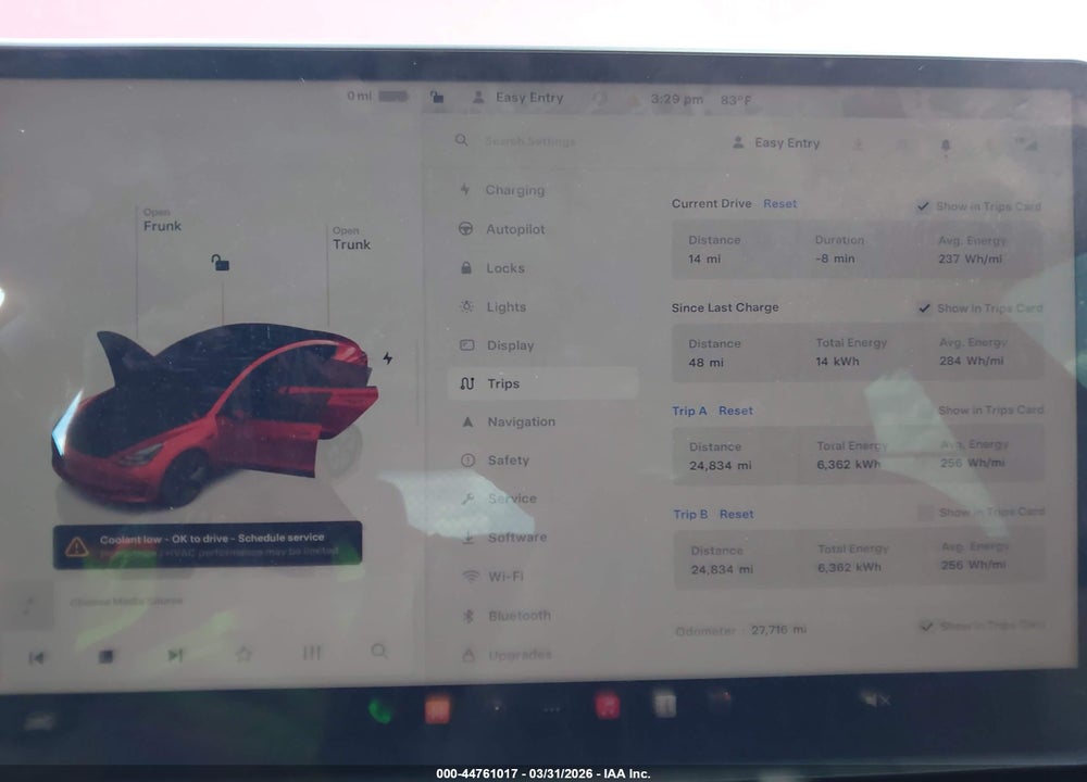 2022 TESLA MODEL 3 LONG RANGE DUAL MOTOR ALL-WHEEL DRIVE VIN: 5YJ3E1EB9NF256550