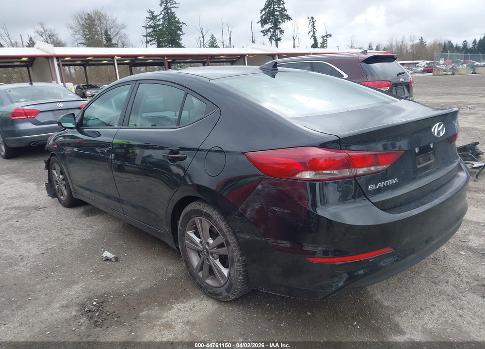 2018 HYUNDAI ELANTRA SEL VIN: KMHD84LF6JU467186