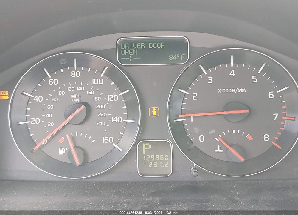 2008 VOLVO C70 T5 VIN: YV1MC67208J051436