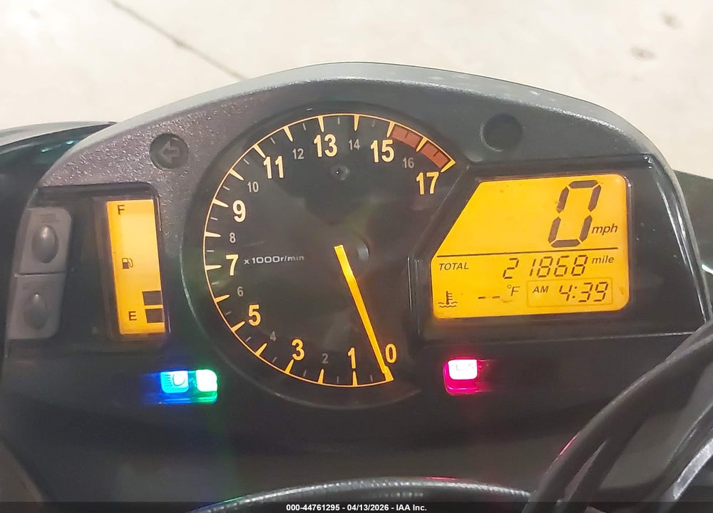 2008 HONDA CBR600 RR VIN: JH2PC40088M102476