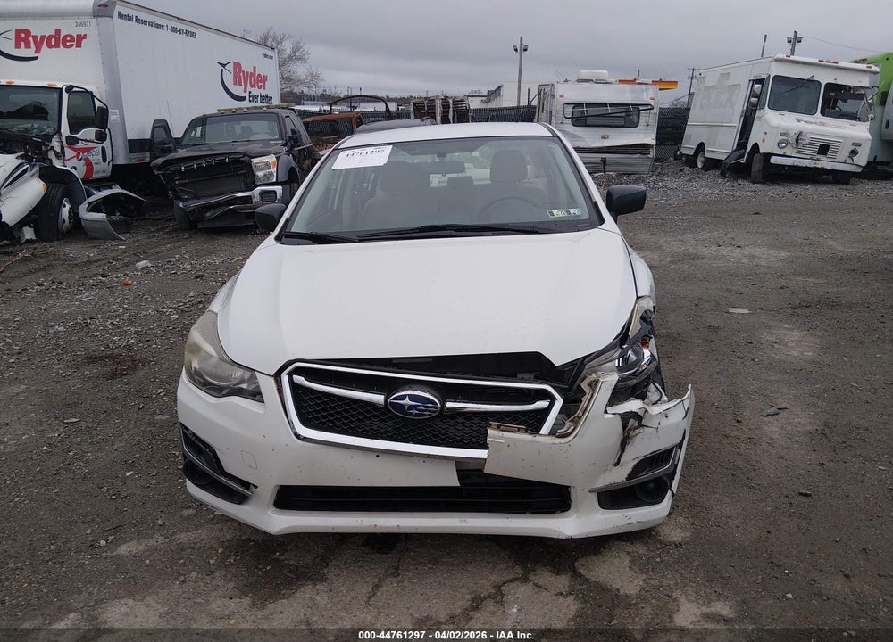 2015 SUBARU IMPREZA 2.0I VIN: JF1GJAA67FH005829