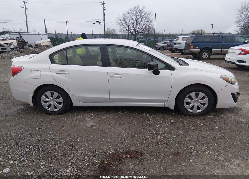 2015 SUBARU IMPREZA 2.0I VIN: JF1GJAA67FH005829