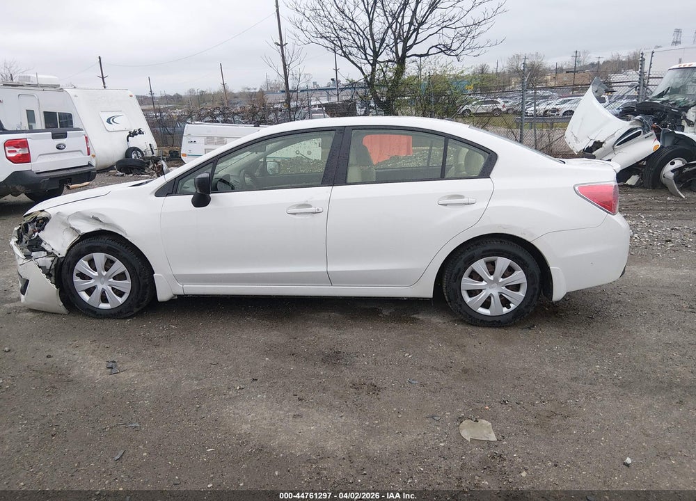 2015 SUBARU IMPREZA 2.0I VIN: JF1GJAA67FH005829