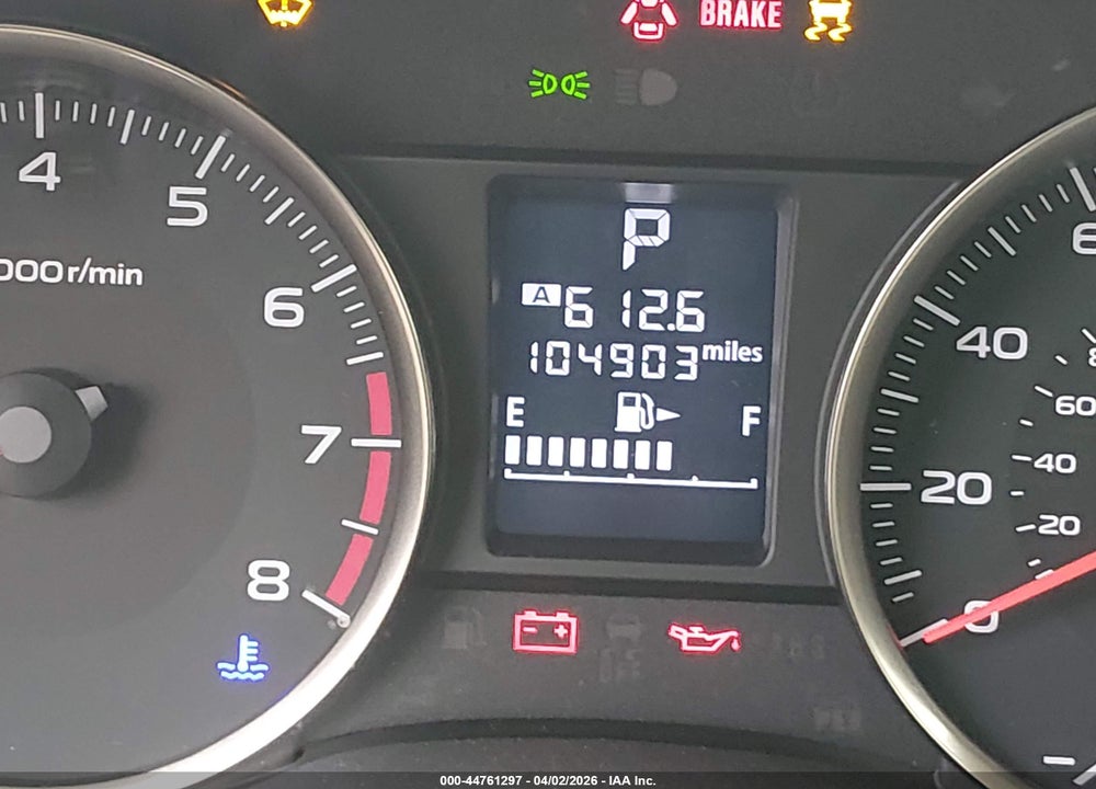 2015 SUBARU IMPREZA 2.0I VIN: JF1GJAA67FH005829