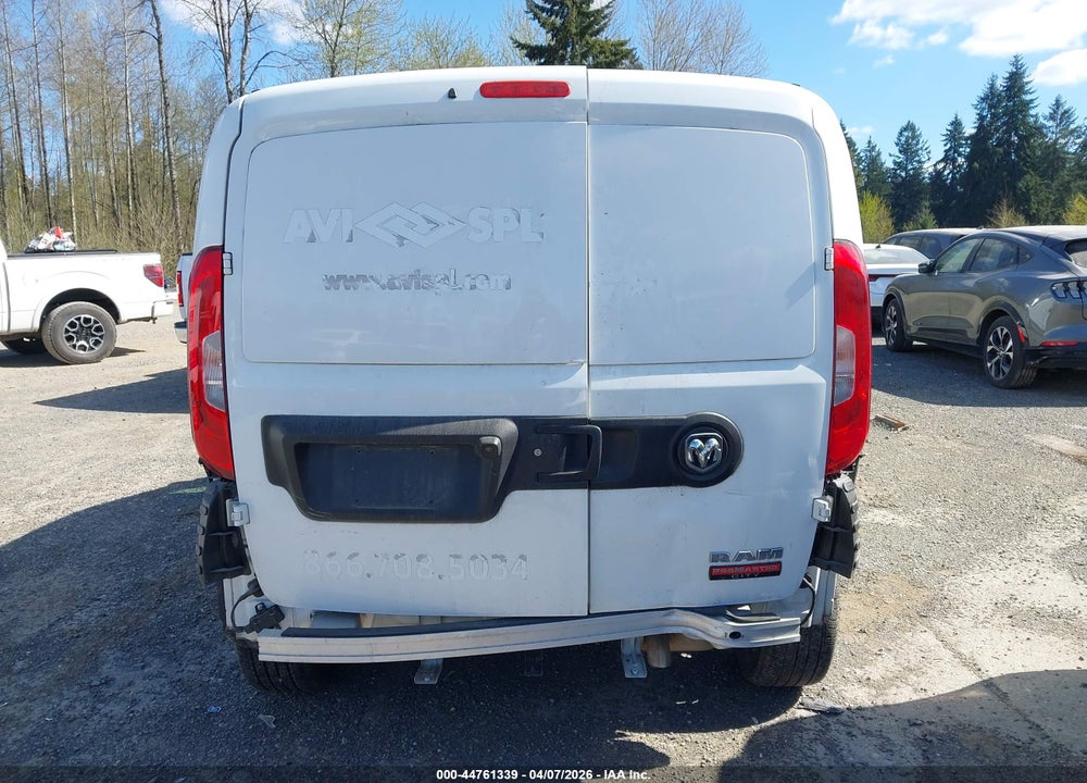 2022 RAM PROMASTER CITY CARGO VAN VIN: ZFBHRFAB1N6W67419