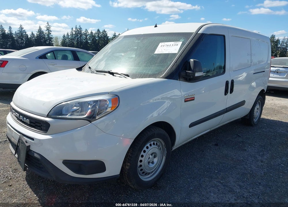 2022 RAM PROMASTER CITY CARGO VAN VIN: ZFBHRFAB1N6W67419