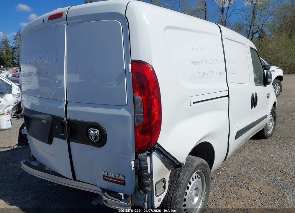2022 RAM PROMASTER CITY CARGO VAN VIN: ZFBHRFAB1N6W67419