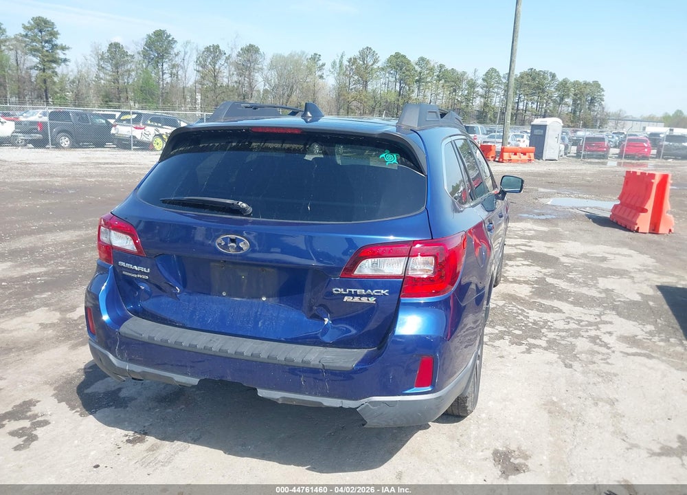 2016 SUBARU OUTBACK 2.5I LIMITED VIN: 4S4BSANC5G3201506