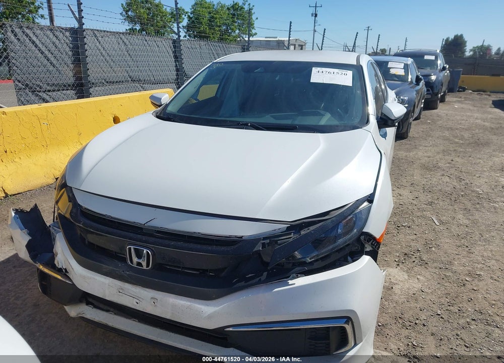 2019 HONDA CIVIC LX VIN: 19XFC2F60KE213663