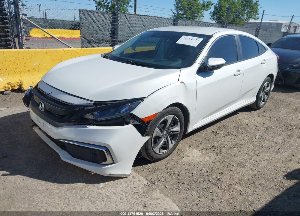 2019 HONDA CIVIC LX VIN: 19XFC2F60KE213663