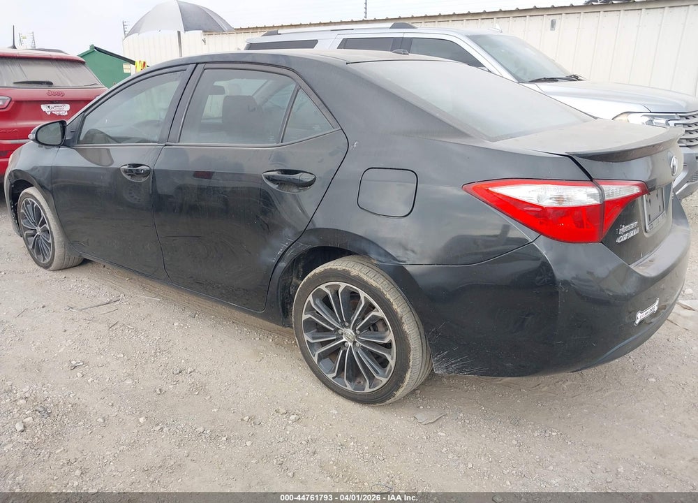 2015 TOYOTA COROLLA S PLUS VIN: 5YFBURHE3FP293697