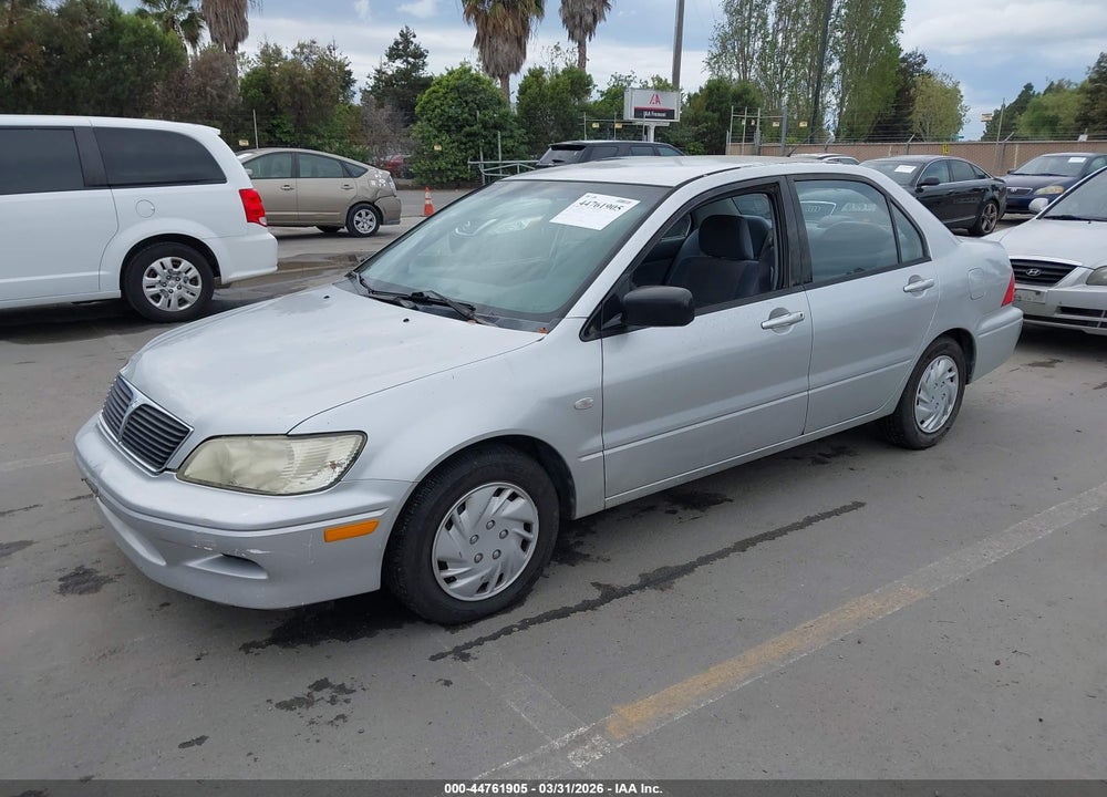 2003 MITSUBISHI LANCER ES VIN: JA3AJ26E63U083087