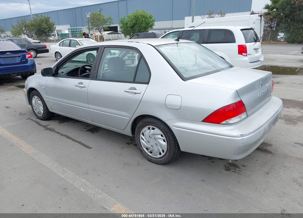 2003 MITSUBISHI LANCER ES VIN: JA3AJ26E63U083087
