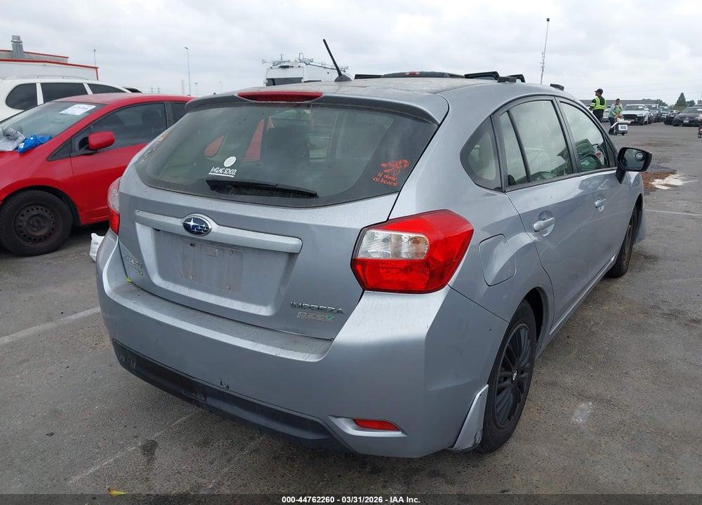 2016 SUBARU IMPREZA 2.0I VIN: JF1GPAA69G9264526