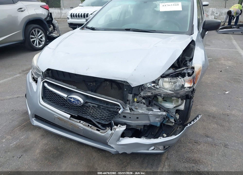2016 SUBARU IMPREZA 2.0I VIN: JF1GPAA69G9264526