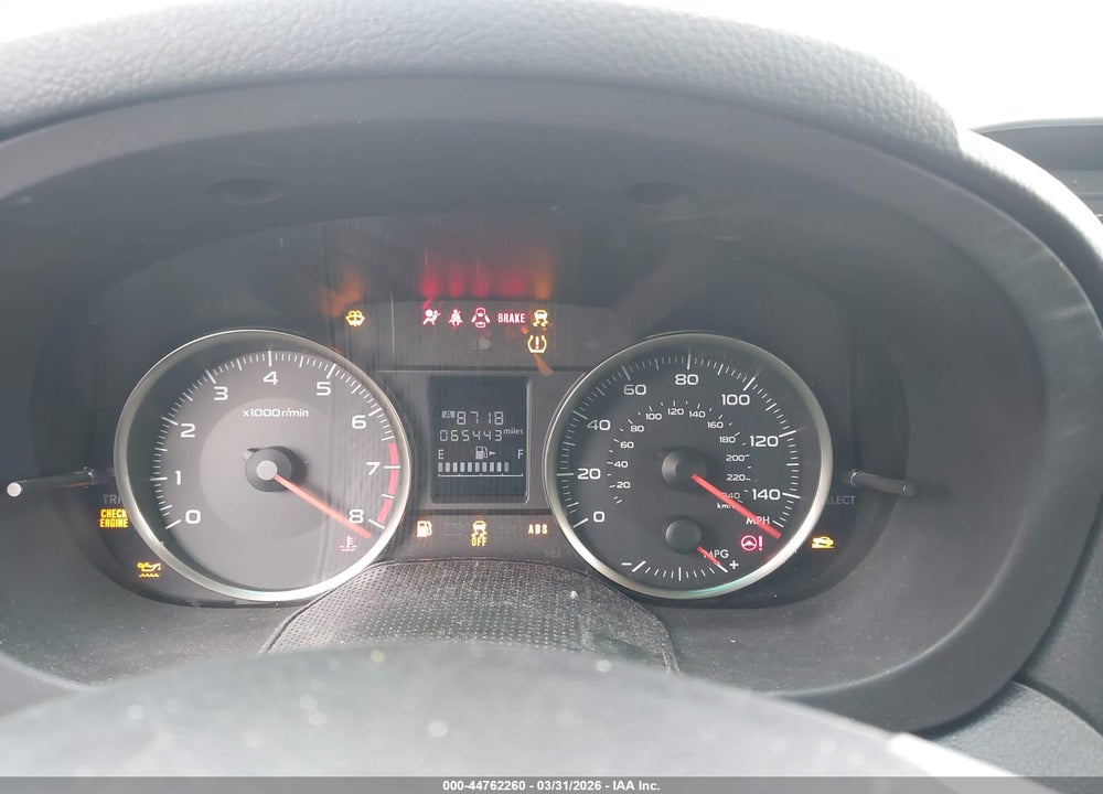 2016 SUBARU IMPREZA 2.0I VIN: JF1GPAA69G9264526