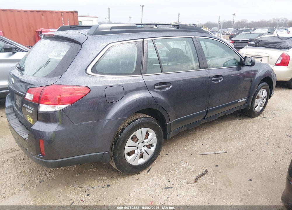 2011 SUBARU OUTBACK 2.5I VIN: 4S4BRBAC1B3325160