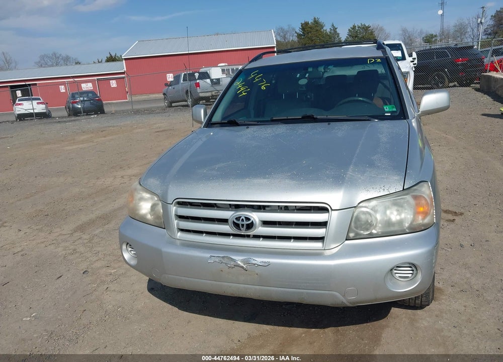 2005 TOYOTA HIGHLANDER VIN: JTEHD21A750036992