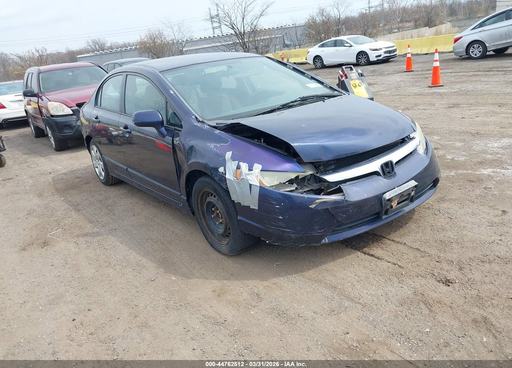 2007 HONDA CIVIC LX VIN: 2HGFA16507H503342