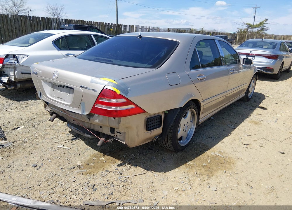 2001 MERCEDES-BENZ S 430 VIN: WDBNG70JX1A167768