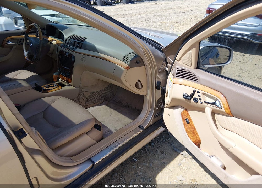 2001 MERCEDES-BENZ S 430 VIN: WDBNG70JX1A167768