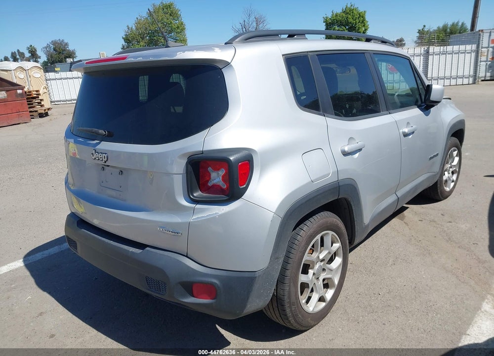 2015 JEEP RENEGADE LATITUDE VIN: ZACCJABT0FPB69190