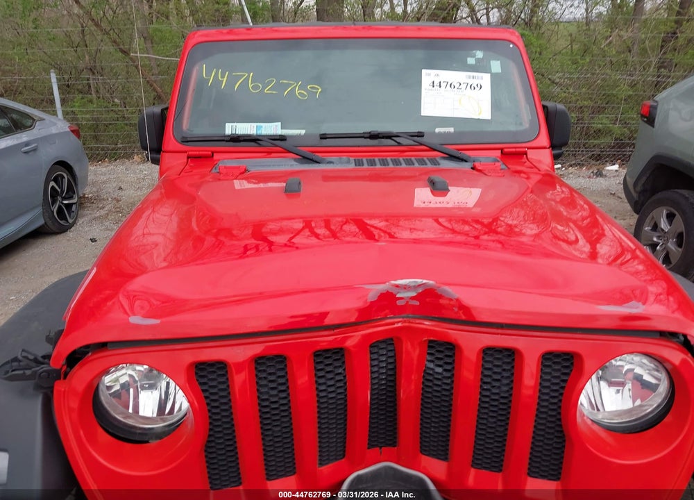 2022 JEEP WRANGLER SPORT S 4X4 VIN: 1C4GJXAN4NW240896