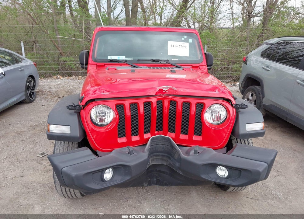 2022 JEEP WRANGLER SPORT S 4X4 VIN: 1C4GJXAN4NW240896