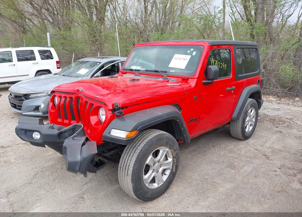 2022 JEEP WRANGLER SPORT S 4X4 VIN: 1C4GJXAN4NW240896