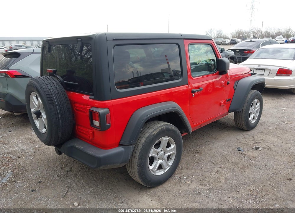 2022 JEEP WRANGLER SPORT S 4X4 VIN: 1C4GJXAN4NW240896