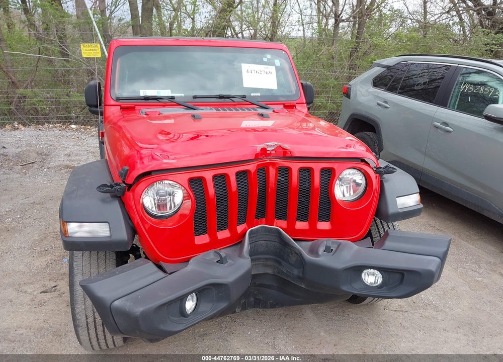 2022 JEEP WRANGLER SPORT S 4X4 VIN: 1C4GJXAN4NW240896