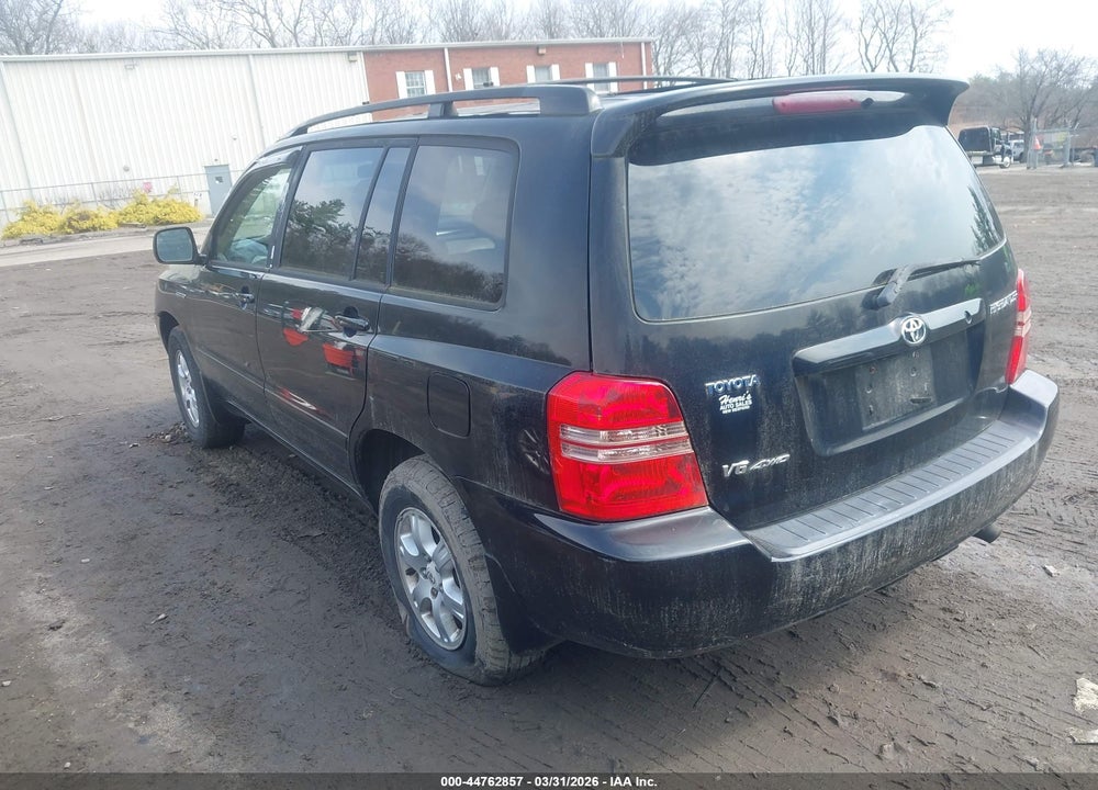 2003 TOYOTA HIGHLANDER LIMITED V6 VIN: JTEHF21A630099444