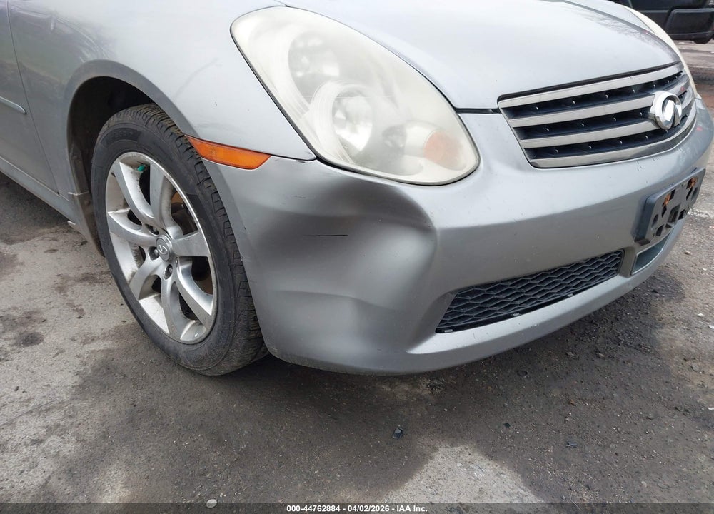2005 INFINITI G35X VIN: JNKCV51F95M316171
