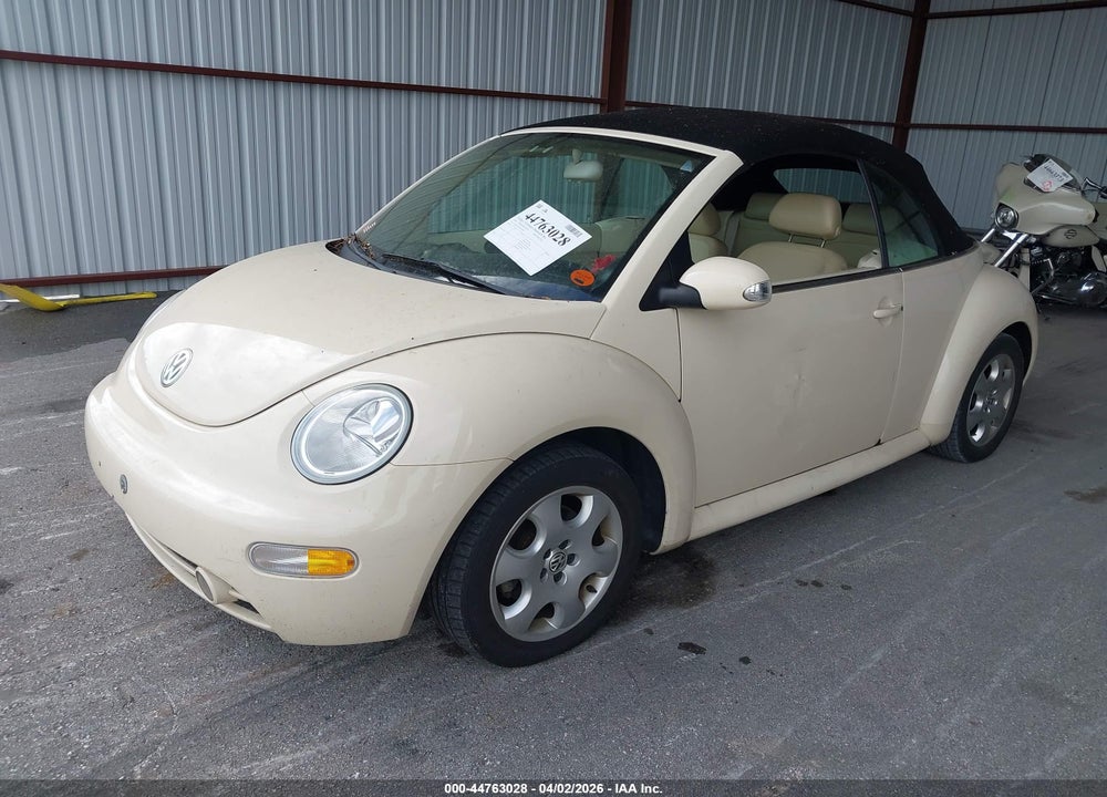 2003 VOLKSWAGEN NEW BEETLE GLS VIN: 3VWCK21Y83M314887