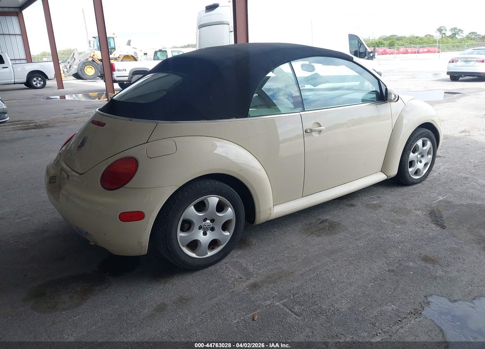 2003 VOLKSWAGEN NEW BEETLE GLS VIN: 3VWCK21Y83M314887