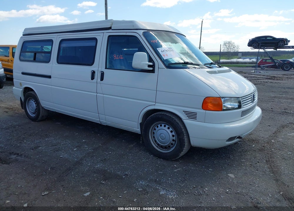 2002 VOLKSWAGEN EUROVAN MV VIN: WV2EB47072H031619