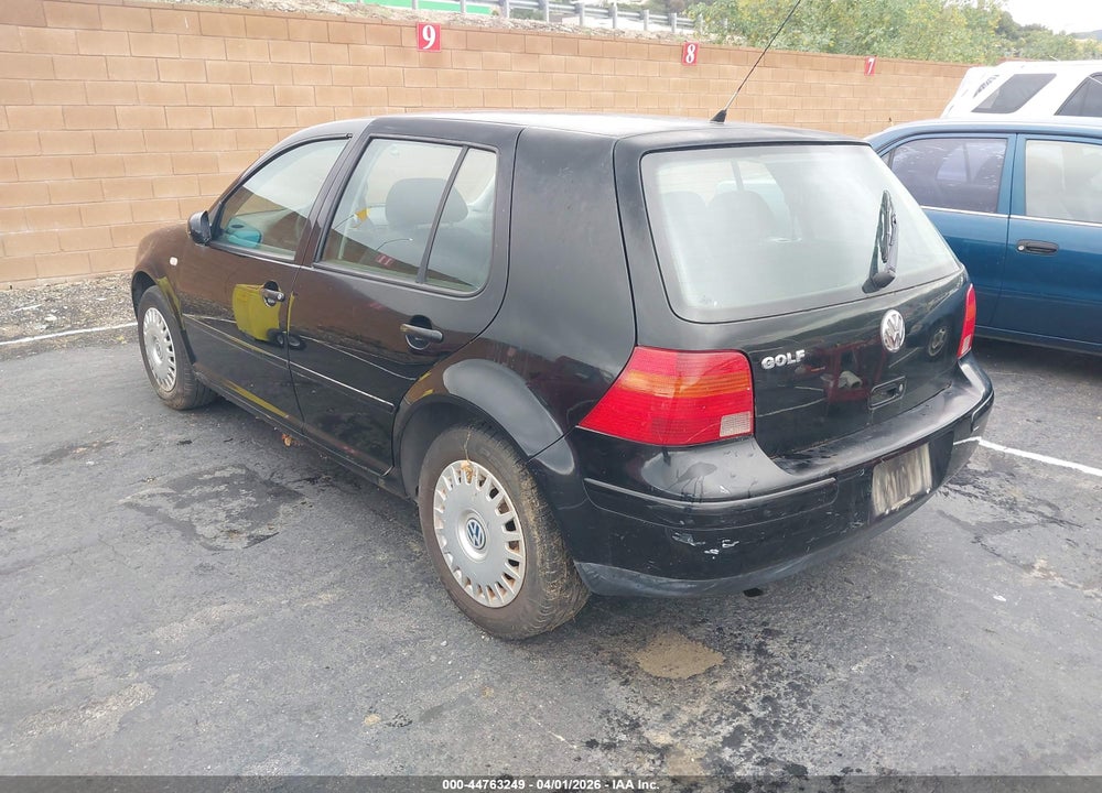 2001 VOLKSWAGEN GOLF GLS VIN: 9BWGT61J714060860