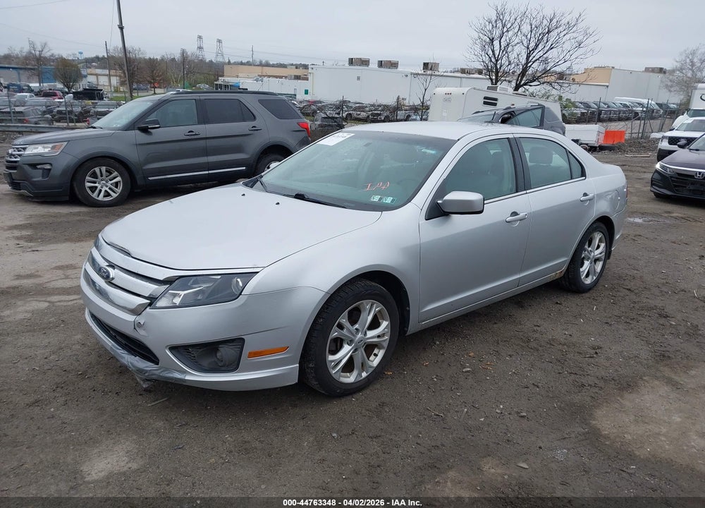 2012 FORD FUSION SE VIN: 3FAHP0HAXCR326717