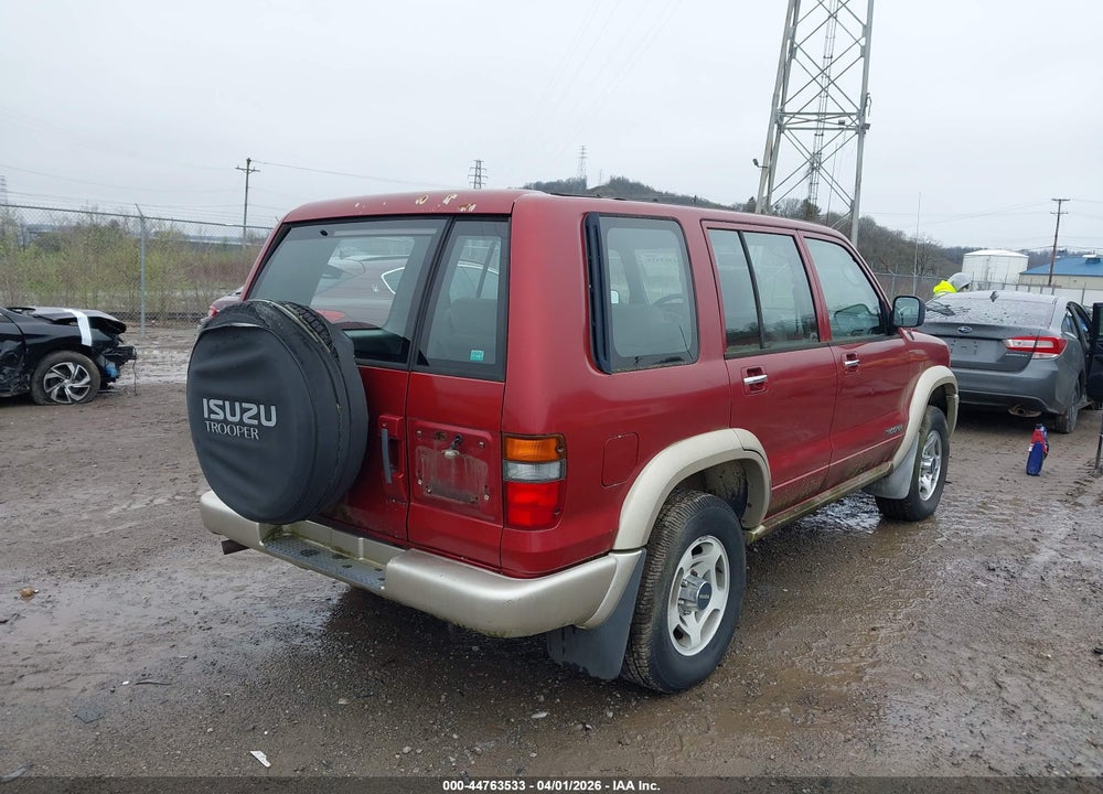1997 ISUZU TROOPER LS/LTD/S VIN: JACDJ58V8V7900234