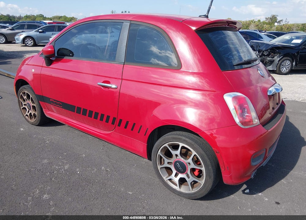 2012 FIAT 500 SPORT VIN: 3C3CFFBR2CT366628