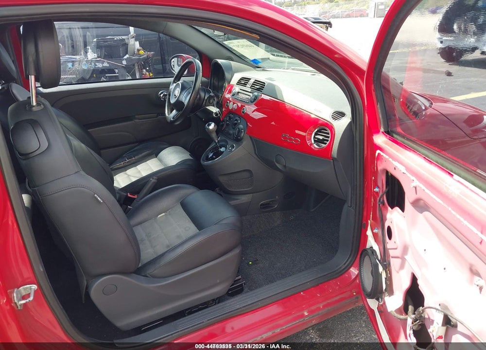 2012 FIAT 500 SPORT VIN: 3C3CFFBR2CT366628